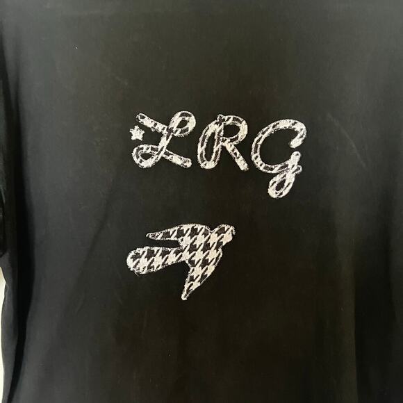 LRG Root People Men’s Embroidered Tshirt Black Size Large - Picture 6 of 7